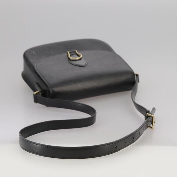 LOUIS VUITTON Epi Saint Cloud GM Shoulder Bag Black Noir M52192 - Picture 7 of 16